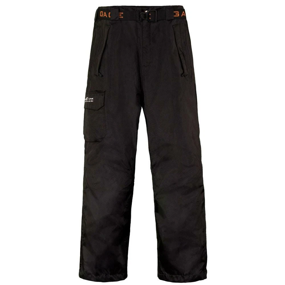 Black Grundens Weather Watch Waterproof Sport Fishing Rain Pants Trousers  Gage