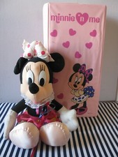 VINTAGE 17" MINNIE MOUSE DOLL  VINYL CARRY CASE