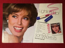 Renee Simonsen for Cover Girl Soft Radiants 1988 Print Ad - Great to Frame!
