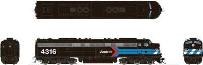 RAPIDO AMTRAK 4316 E8A   DCC  SOUND 28599 w/ case 50th Anniv Day One