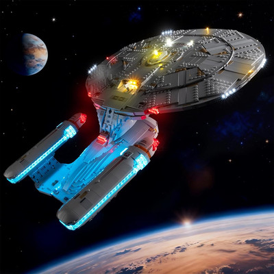 LED Light Kit Compatible with Lego U.S.S. Enterprise NCC-1701-D 10356 Building S
