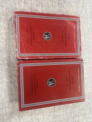 Metamorphoses, Vol III: Books 1-8 & Vo IV Books 9-15 by Ovid (English) Hardcover