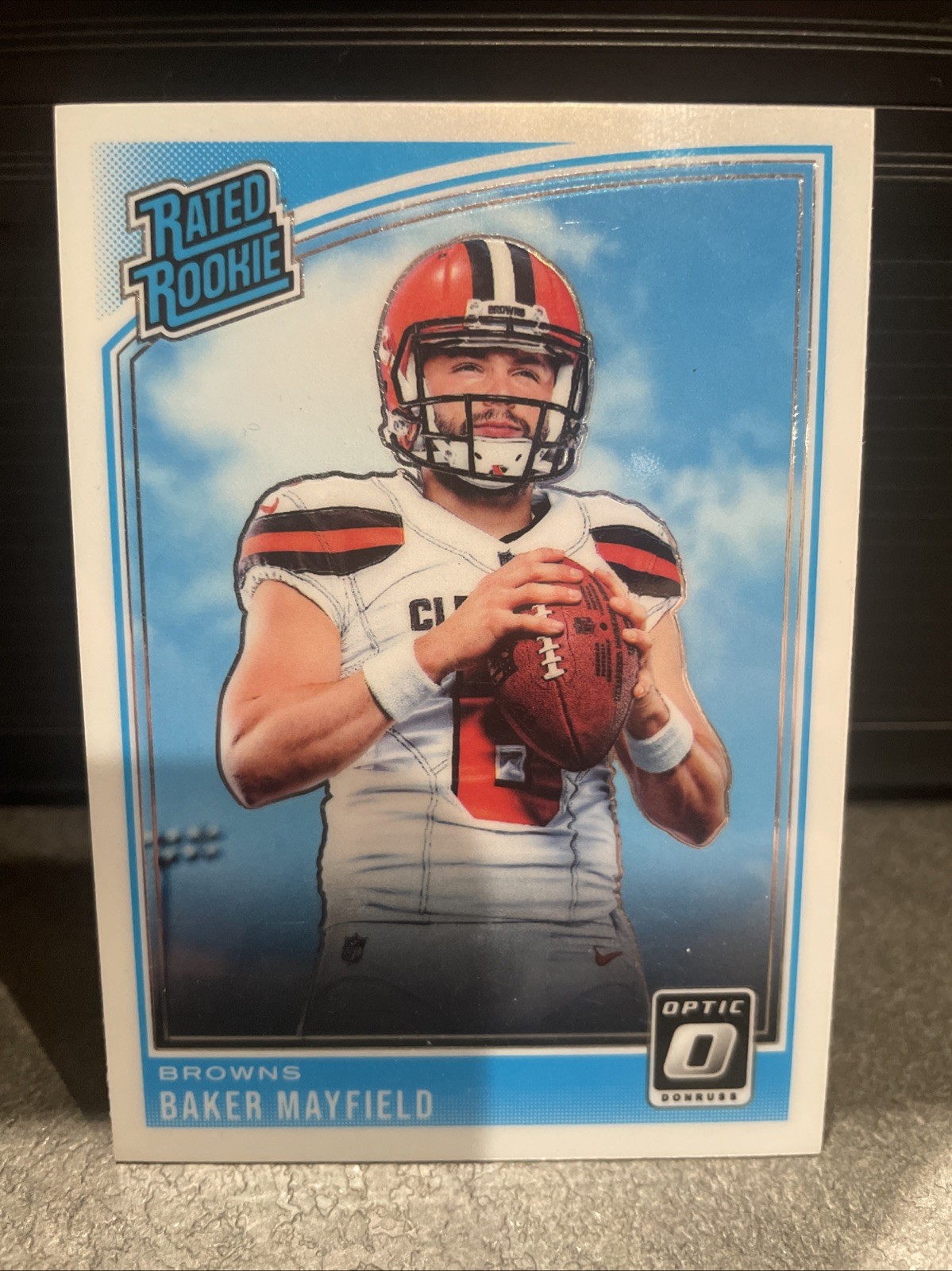 2018 Donruss Optic - Rated Rookie Baker Mayfield #153 (RC)