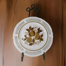 MIKASA TERRA STONE ROMAN 12" SERVING CHOP PLATTER PLATE JAPAN  Fruit