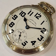 Q68 MINTY 16s 1948 21j HAMILTION 992B RAILROAD RAILWAY SPECIAL MODEL A ELINVAR!