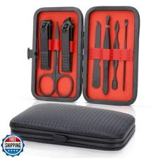 Manicure Set-Stainless Steel Nail Care Set-Professional 7 in 1 Ingrown Toenai