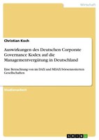 Christian Koch | Auswirkungen Des Deutschen Corporate Governance Kodex Auf...