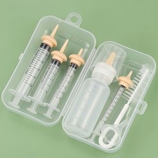 Pet Nursing Kit, Kitten Bottle Feeding Set with Nursing Nipples, Formula Disp...