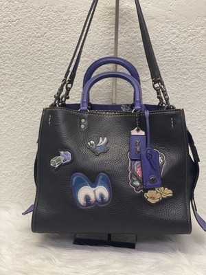 Coach 1941 Disney X Rogue With Patches 32793 Black Copper Snow
