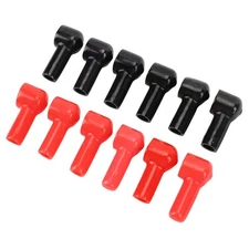 Battery Terminal Cable Lug Protector Cap 12Pcs Battery Terminal Insulating BDWJ