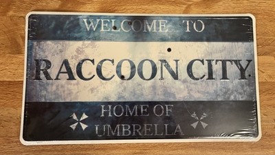Resident Evil: Operation Raccoon City Metal Sign Preorder Bonus New