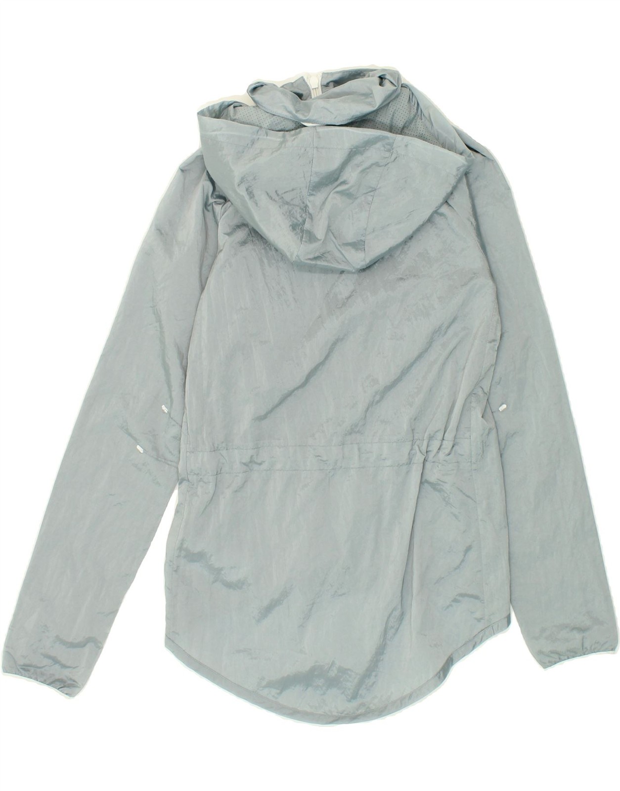 SACAI X NIKE NIKE Giacca antipioggia donna alta con cappuccio UK 6 XS grigio nylon QJ14