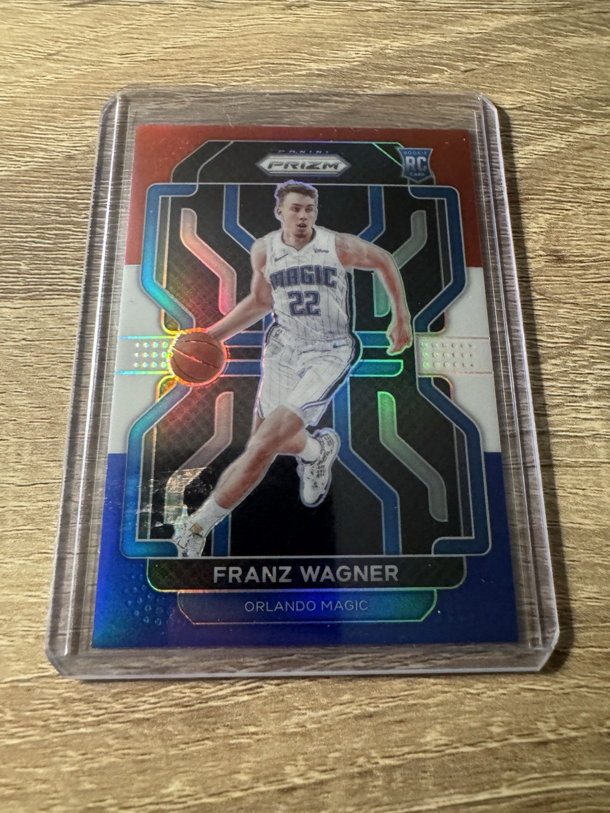 2021-22 Panini Prizm - Franz Wagner #310 Red White & Blue Prizm (RC)
