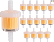 15PCS 1/4 Inch Gas Inline Fuel Filters, with magnet, Universal for Small-15 PCS