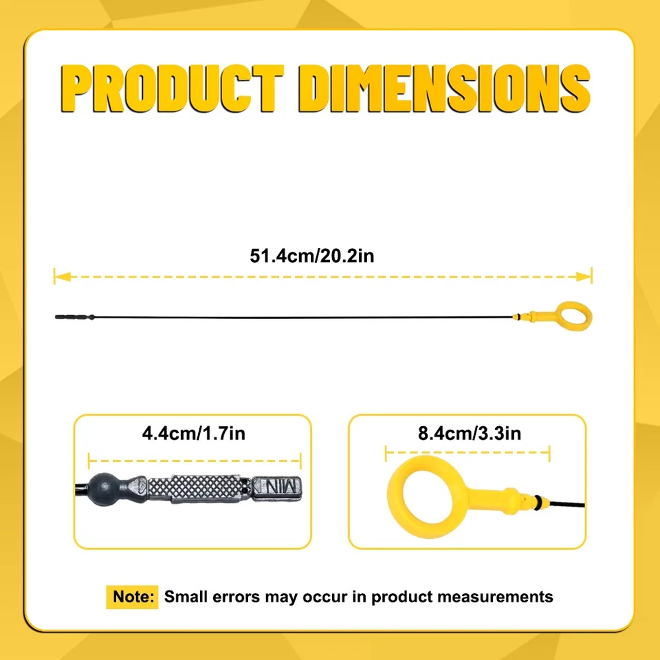 Oil Dipstick Stick fits 2008-2018 AUDI A5 A4 S4 S5 A6 A7 A8 Q5 SQ5 Q7 3.2L 3.0T - image 2 of 4