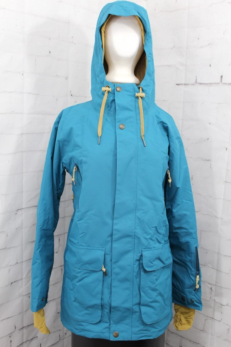 Airblaster Nicolette Insulated Snow Jacket, Women's Size Medium, Ocean Blue New