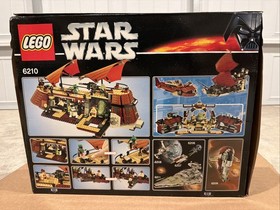 Retired Rare Lego Star Wars Jabba's Sail Barge (6210) MINT NISB From 2006