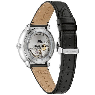 Bulova Men's Frank Sinatra Date Indicator Automatic Black Watch