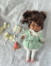 Vtg Playskool SWEETIE POPS PARTY GIRL Doll, Outfit, 2 BOWS, Purse, Party Hat