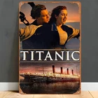 Titanic Movie Poster Vintage Retro Tin Metal Signs Home Décor 8x12