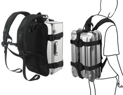 Backpack Carrying System with Adjustable Strap   for tool case or hand baggage.