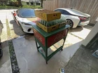 Vintage Coca-Cola Cooler Cart w/ Crates & 50+ Glass Bottles – Rare Set