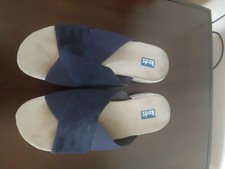 keds slip on 7 Fabric Uppers. Navy Blue