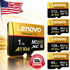 LENOVO 1TB 512GB 256GB 128GB Micro TF SD Card High Speed Class Flash Memory*
