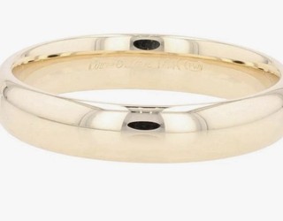 Circle O' Love 14K Yellow Gold Wedding/Anniversary Band Signed No Stone