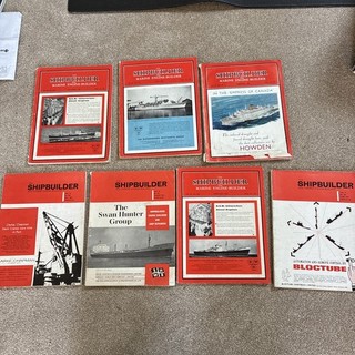 The shipbuilder and marine engine builder magazines 1960’s (box 8)