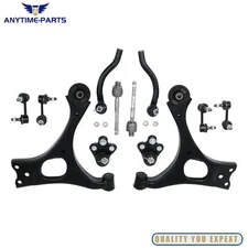 12X Front Lower Control Arm Ball Joint Tie Rod Sway Bar For Honda Civic Si 2.0L