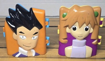 Vintage 1999 Medabots Card & Toy Lot Upper Deck TCG Metabee Case Kodansha Hasbro