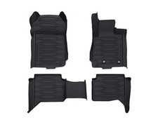 Genuine Ford Ranger TKE Double Cab Front & Rear Rubber Floor Mats 2011-2022