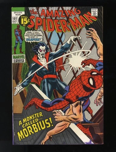 Amazing Spider-Man #101 FN 6.0 1st Full Appearance Morbius! Marvel 1971
