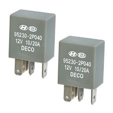 2Pcs 95230-2P040 Power Relay 12VDC 10/20A 4Pins