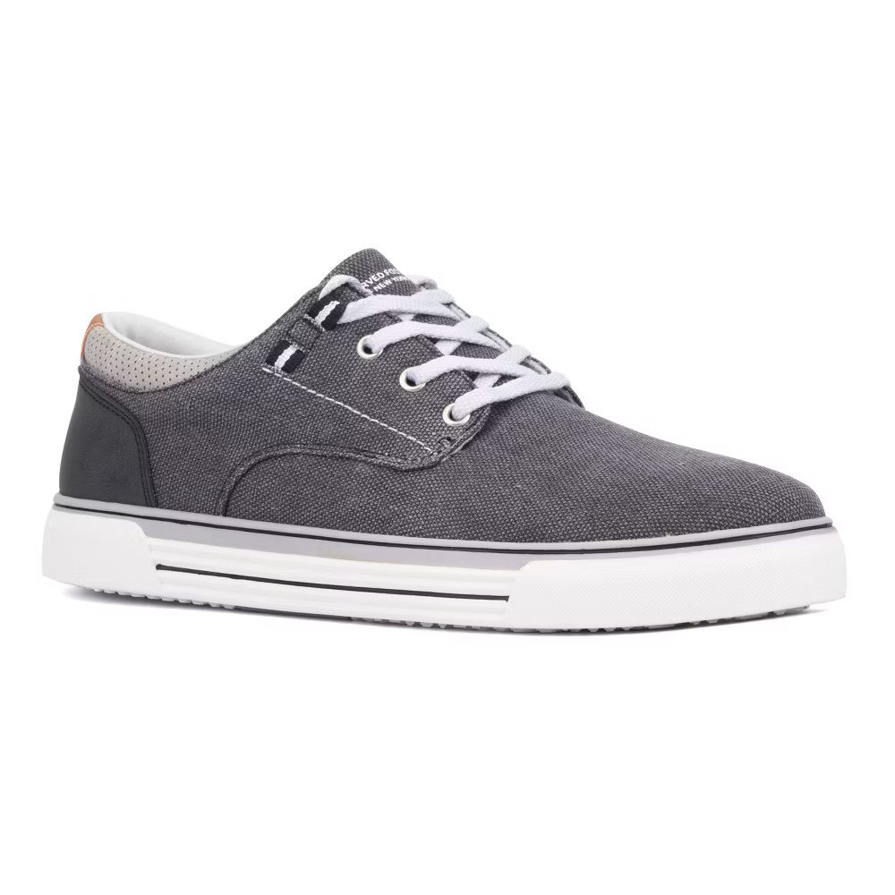 Reserved Footwear New York Men's Mason Low Top Sneakers - BLACK, 12