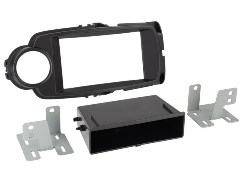Kit façade autoradio Toyota Yaris XP13 noir pour remplacer la radio d'origine