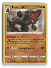 Coalossal Holo Rare Rebel Clash 107/192 Pokemon Lightly Played