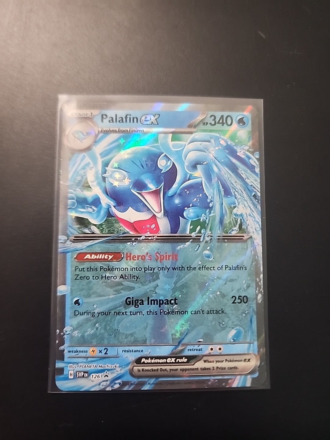 Palafin ex 126 Sv: Scarlet & Violet Promo Cards Holo