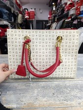 LIVE borsa POLLINI linea Heritage Donna  Avorio Inserti Rossi Listino 219 Euro