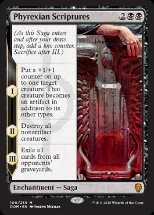 Phyrexian Scriptures -Foil Near Mint MTG Dominaria