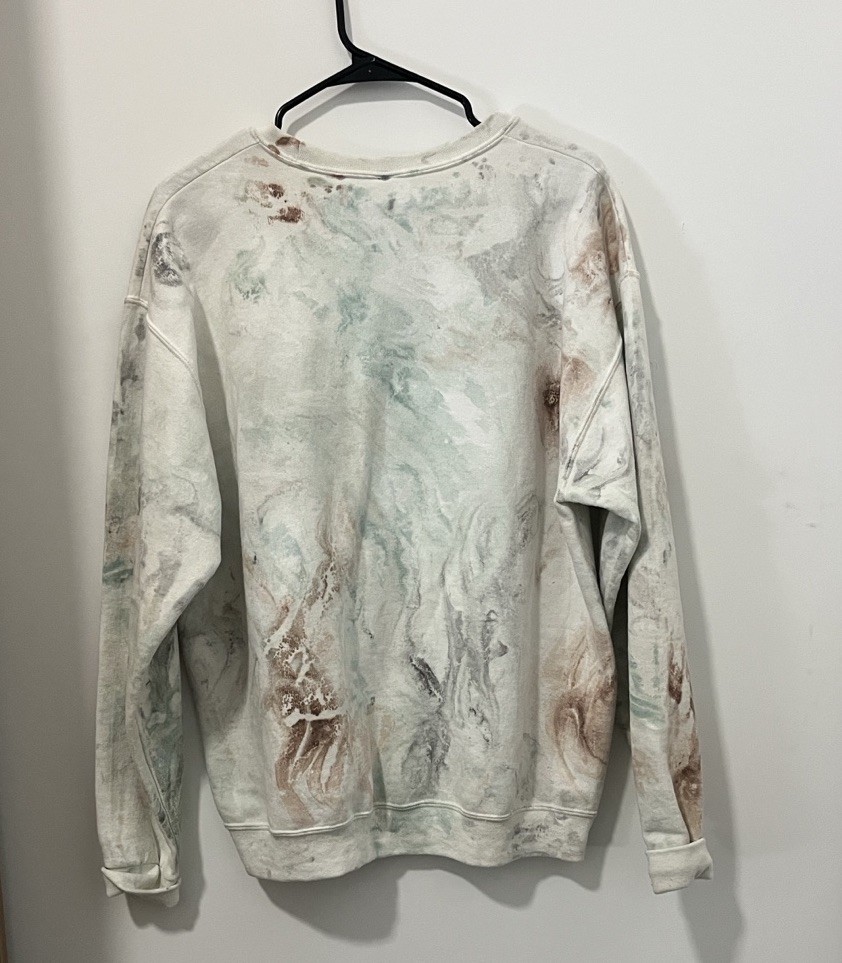 Marble Patterned Sweatshirt - image 6