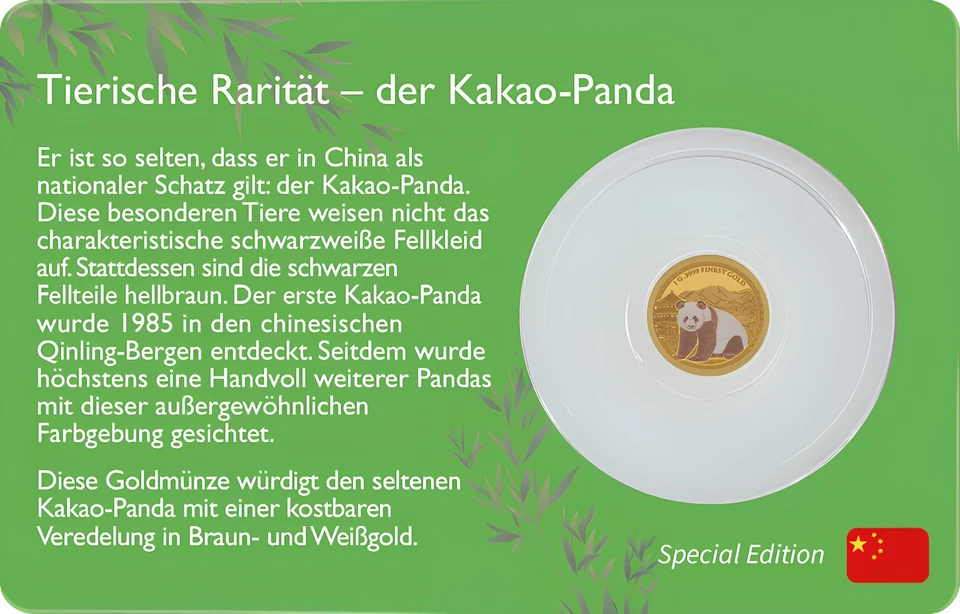 2025 Samoa 9999 Gold Coin Chinese Brown Panda WWF Colored 24K Gold Wildlife RARE - Image 4 of 4