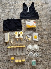 Medela Freestyle Flex Hands Free Electric Breast Pump with accessories