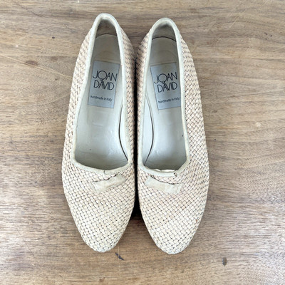 Joan & David Women's Shoes - Woven Suede Ballet Flats - Size 7.5