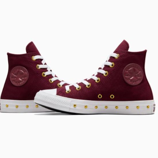 s*l様 日本未発売 CONVERSE Chuck Taylor レザー 26c Converse Chuck Taylor All Star Star Studded Sneakers
