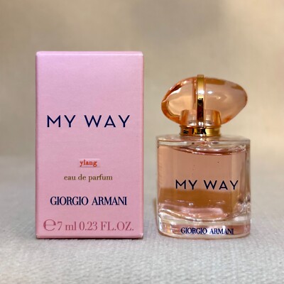 Giorgio Armani My Way YLANG Eau de Parfum MINI Splash Dabber .23oz