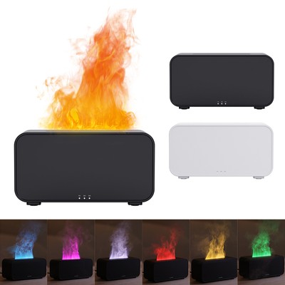 RGB 7 Colors USB Air Humidifier Essential Oil Aroma Diffuser 3D Flame Mist Decor