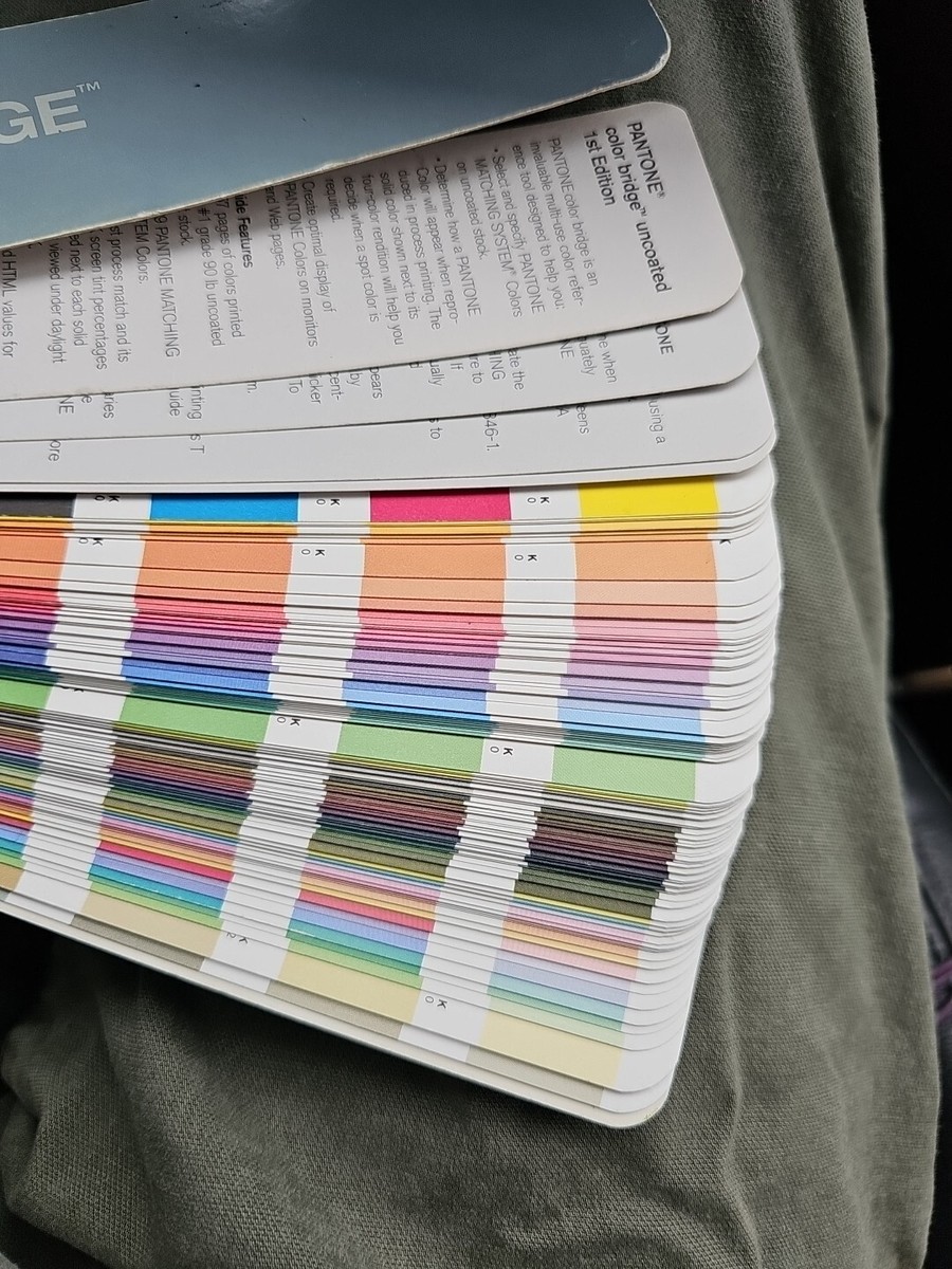 PANTONE Color Bridge Uncoated Reference Book. | eBay