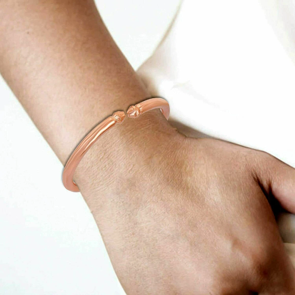 Hand Stamped Copper Bracelet - Carusetta Jewelry